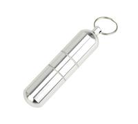 FONGKNOX Metal Cigarette Case With Key Ring for Women, Waterproof Round Cigarette Case for Men, 10cm Mini Cigarette Case, Aluminum Stand, 3 Sections