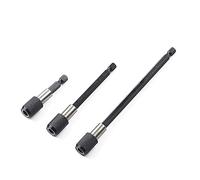 Fongmore 3 Pcs 60mm 100mm 150mm 1/4 Inch Hex Shank Magnetic Extension Chuck Adapter Quick Release Bar Socket Screwdriver Bit Holder