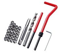 Fongmore 30 PCS Stainless Steel Thread Repair Kit M6x1.0mm Metric Thread Repair Insert Kit Compatible Hand Tool Set For Auto Repairing