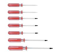 Fongmore 7 Pcs Triangle Head Magnetic Screwdrivers Set 1.4mm 1.8mm 2.0mm 2.3mm 2.7mm 3.0mm 4.2mm Triangle Screws Driver Tool Kit For Fixing Electronic Toys Battery Disassemble
