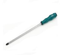 Fongmore Extra Long Total Length 16 Inches/410mm Slotted Flat Screwdriver Magnetic Demolition Screwdriver Shank S2 Steel With Ergonomic Handle (12 Inches, Flat)