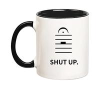 Fonhark Band Director Mug - Funny Music Teacher, Choir Director, Orchestra Conductor - Musical 11 Oz Novelty Coffee Cup - Shut Up