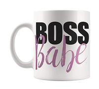 Fonhark - Boss Babe Mug - Female Boss Lady Women Bosses Woman Ladies Girl Power Mugs, 11 Oz Novelty Coffee Mug/Cup, White