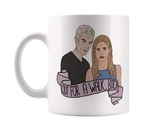 Fonhark - Buffy the Vampire Slayer Mug, Out for a Walk... , 11 Oz Novelty Coffee Mug/Cup, White