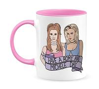 Fonhark - Romy and Michele's High School Reunion Mug (Have a Romy and Michele Day, I'm the Mary, 90s, Feminist, Mean Girls, Heathers, 11 Oz Novelty Coffee Mug/Cup