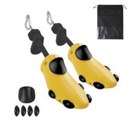 FONHERILI Shoe Stretcher Men Wide Feet Widener Expander Adjustable Length Men Shoe Tree Holder Shaper Support, Yellow Heart, for Men's Shoes Size US 9-13.5