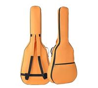 FonHNDG 40/41 Inch Oxford Fabric Acoustic Guitar Gig Bag Waterproof Backpack Cotton Double Shoulder Straps Padded Soft Case for Carrying Guitars(Orange)