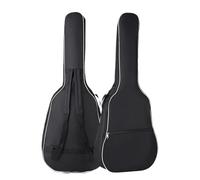 FonHNDG 40/41 Inch Oxford Fabric Acoustic Guitar Gig Bag Waterproof Backpack Cotton Double Shoulder Straps Padded Soft Case for Carrying Guitars(Black)