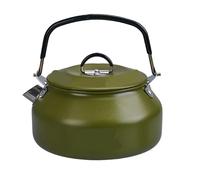 FonHNDG Camping Kettle 0.8L Portable Hiking Kettle with Handle Ultralight Coffee Anti-Slip Lightweight Pot Tourist Cookware Supplies(Green)