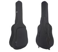 FonHNDG Classic Guitar Case Bag Double Shoulder Strap Acoustic Backpack Cotton Thickening Soft Cover for Carrying Guitars(40-41Inch Black)