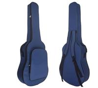 FonHNDG Classic Guitar Case Bag Double Shoulder Strap Acoustic Backpack Cotton Thickening Soft Cover for Carrying Guitars(40-41Inch Blue)