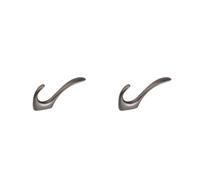 FonHNDG Coat Hooks 1/2/5PCS Adhesive Wall Clothes Hook Zinc Alloy Modern Hallway Furniture Hardware Accessories Multifunctional Robe Hooks for(Style A 2pcs)
