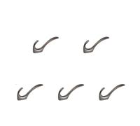 FonHNDG Coat Hooks 1/2/5PCS Adhesive Wall Clothes Hook Zinc Alloy Modern Hallway Furniture Hardware Accessories Multifunctional Robe Hooks for(Style A 5pcs)