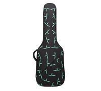 FonHNDG Electric Guitar Soft Case Backpack Foldable Waterproof Fabric 12mm Sponge Padding Personalized for Carrying Guitars(101 * 6 * 35cm)