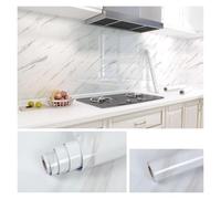 FonHNDG Kitchen Oil Proof Wallpaper 80CM X 10M Marble Wallpaper for Kitchen Self Adhesive Oil Proof Waterproof Thermostability Wall(Color 270,10M X 60CM)
