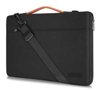 FonHNDG Laptop Bag Laptop Bag Sleeve 10-17 Inch Waterproof Notebook Case Computer Shoulder Handbag Briefcase(Black,14 inch)