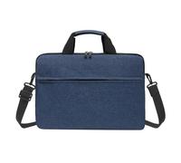 FonHNDG Laptop Bag Laptop Carrying Case fits for 13-15-Inch and Tablet Shoulder Strap Durable Water-Repellent Fabric Business Casual School(Dark blue,15 15.4 15.6 inch)