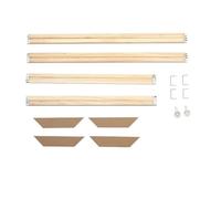 FonHNDG Large Size Wood Frame For Canvas Painting Picture DIY Wall Photo Poster Frame for the gallery, the living room(Width 110cm,Height 80cm)