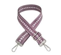 FonHNDG Shoulder Bag Strap Adjustable Straps for Crossbody Messenger Shoulder Bag Accessories Handbag Straps for Crossbody bag, shoulder bag(Purple-2-silver)