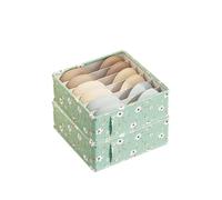 FonHNDG Underwear storage box Underwear Organizer Socks Classification Box Foldable Drawer Compartment(Big 6-grids 2PCS)