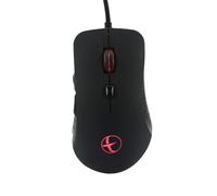 Fonicer Wired Gaming Mouse, Ergonomic Programmable 6 Buttons, 2400 DPI with Warmer Heated Mouse for Windows PC Games with Black