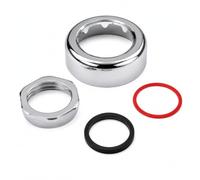 Fonixte F-56-A Regal Spud Coupling Assembly for Sloan, 1-1/2" x 3", Chrome