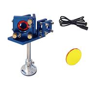 FONLAND Blue Beam Combiner Base with First Mirror Mount Dia.25mm & 1Pcs Beam Combiner Dia.20mm & 1Pcs Red Pointer Dia.12mm for CO2 Laser Cutter Engraving Machine