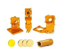 FONLAND CO2 Laser Head Set with 3 Pcs Si Mirror D20mm and 1 Pcs CVD ZeSn Focus Lens D12mm FL50.8mm for Laser Engraving Cutting Machine(Set B D12F50.8)