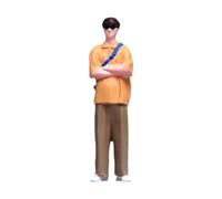 Fonowx 1/64 Scale Action Figure Handsome Man Resin Photo Prop Miniature Character