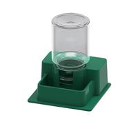 Fonowx 30 Ml Automatic Water Dispenser, Space-saving, for Reptiles, Turtles, Frogs, Geckos, Lizards, Dark Green