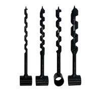 Fonowx 4 pcs Hand Auger Wood Drill, Versatile Wood Drill Set, Survival Settlers Tool, for Bushcraft Backpack, Camping, Outdoor, Hiking and Woodworking