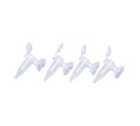 Fonowx 4-piece Aquarium Automatic Feeder Set with Fixed Suction Cup And Transparent Tray, Equipped with Lid to Minimize Food Loss, 5ml