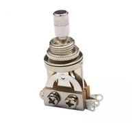 Fonowx 4 Pieces Electric Guitar 3 Way Toggle Switch Pickup Selector Switch Metal Brass Knobs with Anti Slip Silicone Pads for Standard 6mm Shaft Replacement, 5 Pcs
