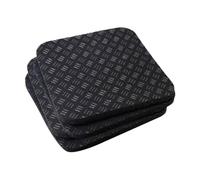 Fonowx 4 Pieces Treadmill Mat Exercise Equipment Mat Anti Vibration Pad Floor Protection Rubber Material Non Slip Stability Sound Absorbing Features Suitable, 10mm 4PCS
