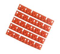 Fonowx 5 Pieces Keyboard Conductive Pad Silicone Key Strip Rubber Button Repair Pad Quick Replacement Reliable Material Suitable for Digital