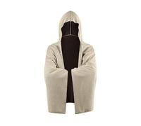 Fonowx Absorptive with Hood | Breathable Mesh-Textured Material, Cloak-Style Towel, for Poolside, Swimmers, Gray