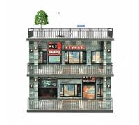 Fonowx Acrylic Parking Display Model Car Garage Display Case Stand Shelf Rack With Multi Level Structure And Atmospheric Lighting In Wood And Acrylic