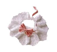 Fonowx Adjustable Cat Collar Holiday Neckwear Holiday Decoration And Adorable Cat Scarf Kitten Lace Collar for Photography Props