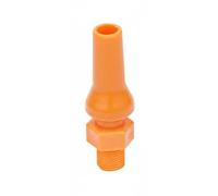 Fonowx Adjustable Nozzle Air Blow Jet Sprayer Flat Head with Rotatable Design Sturdy Construction and Convenient Control Switch Suitable for Assembly Line Cooling and Dust Removal, 1/8 6MM, Round