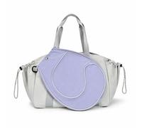 Fonowx Adjustable Tennis Bag, Grey, Color to 2, L | Roomy, Tennis Racket Bag, Low-Profile, for tournament days