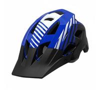 Fonowx Adult Headgear Bike Helmet Helmet Road Helmet With Wide Peak Visor Core And PC Shell Vent System For Temperature Control suitable for commuting, Blue, White, Black