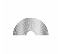 Fonowx Angle Positioning Ruler Model Scribing Template Cutting Ruler Carving Gauge Hobby Tool Stainless Steel Etched Reference for Consistent Lines suitable, T14a08 Angle