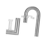 Fonowx Aquatic Lily Tube Water Outlet Metal Water Plant Tank Sturdy Practical Easy Setup Adjustable Oil Film Removal Outflow Set, 16 Outlet Remove Oil