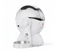 Fonowx Auto Feeder Automatic Pet Feeder Hanging Cage Dispenser Timed Food Dispenser Kibble Container Space Saving Double Seal Desiccant Freshness Suitable for busy owners condos, Video Camera