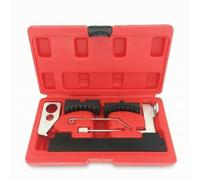 Fonowx Automotive Timing Tool Set Engine Timing Kit Alignment Locking Tools Metal Components with Secure Latch Case Suitable for Engine Maintenance by, Red, 7 Piece Set