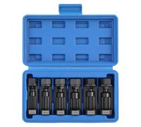 Fonowx Automotive Wrench Shock Absorber Nut Socket Set Strut Tool Kit Removal Socket Chrome Molybdenum Steel 1/2 inch Drive Black Oxide Finish Suitable for auto Repair Garage use Roadside Service