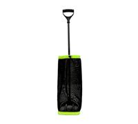 Fonowx Ball Collector Pickleball Retriever Basket Telescopic Handle Mesh Bag Storage Bin Lightweight Portable Construction with, Green, Standard Green Ball Collector Basket