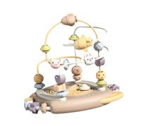 Fonowx Bead Maze Toy Colorful Roller Coaster Puzzle Grasping Bead Toy Pp Material Early Educational Game for Fine Skills Suitable for, Camel