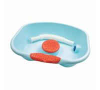Fonowx Bed Shampoo Basin with Head Cushion Fast Draining Shampoo Lying-Down Hair Washing Tray for Recovery Patients, Light Green, Upgraded 150CM Thick