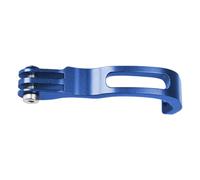 Fonowx Bike Front Light Bracket Headlight Holder Aluminum Alloy Fork Mount Extend Stand Torch Rack Multi Purpose Use Suitable for Road Bikes, Blue